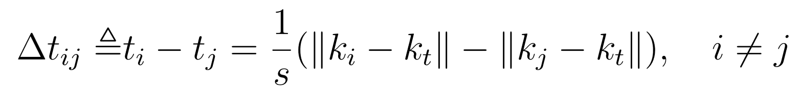 multilateration equation